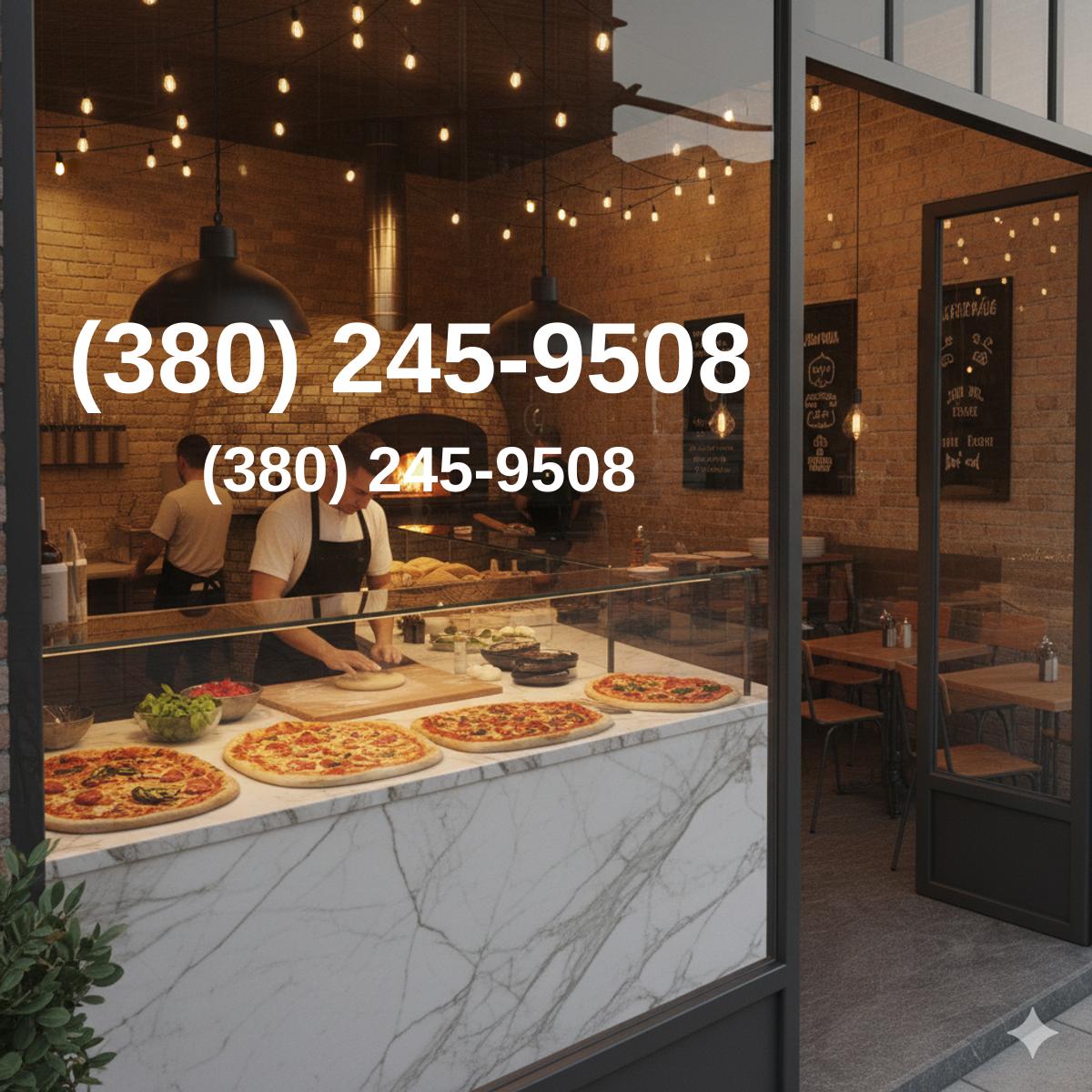 (380) 245-9508 on storefront