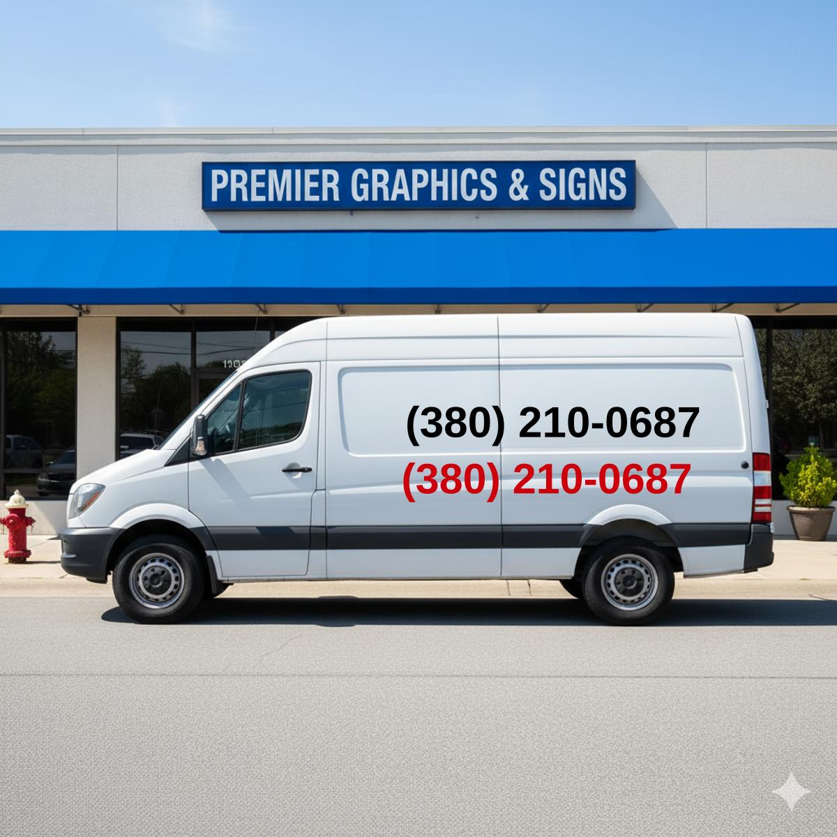 (380) 210-0687 on van