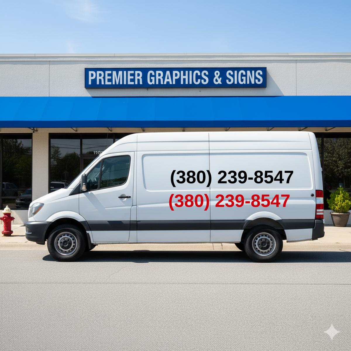 (380) 239-8547 on van