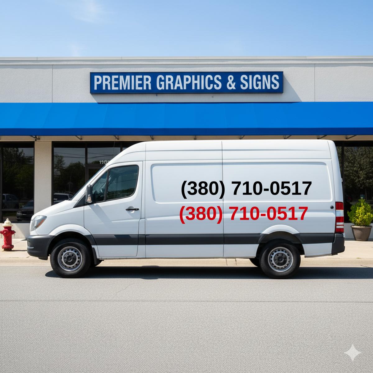 (380) 710-0517 on van